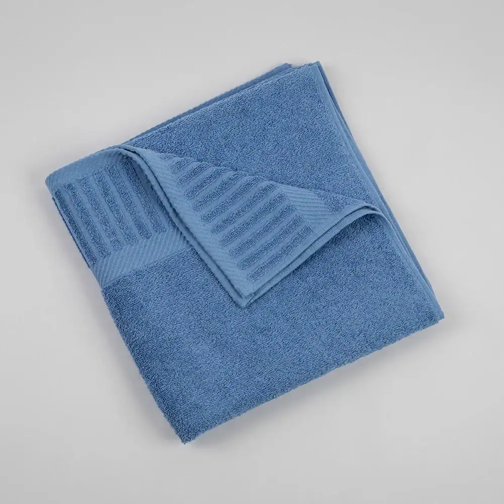 Bath Towel - 100% Cotton - 25" x 50", blue