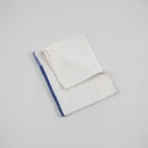 Bar Mop - OptiMop™ - 100% Cotton - 16" x 19", white-blue