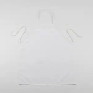Econo™ - Bib Apron - 100% Spun Polyester - 28" x 33", white