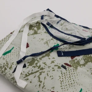 IV Patient Gown - 55% Cotton / 45% Polyester - Sweep 65.5", White