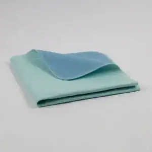 UltraQuickUP - Incontinence Pad - 100% Polyester Face and Backing - 65% Polyester / 35% Rayon Soaker - 100% Polyurethane Lining - 34" x 36", green-blue