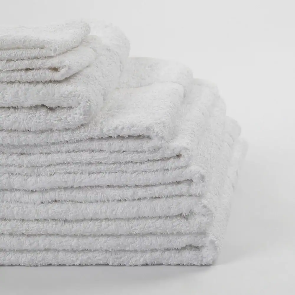 Essentials™ - Bath Towel - 86% Cotton / 14% Polyester - 24" x 48", white